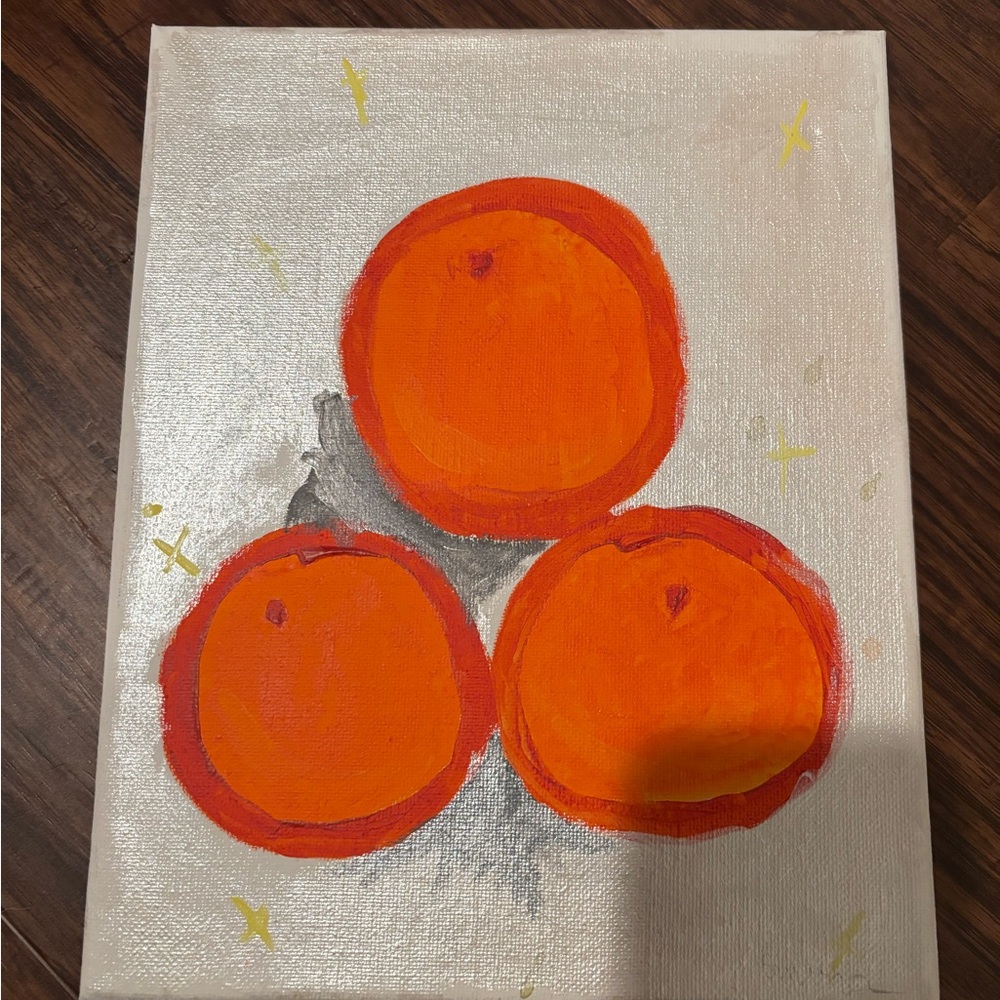 Vibrant Orange Fruit Canvas Art